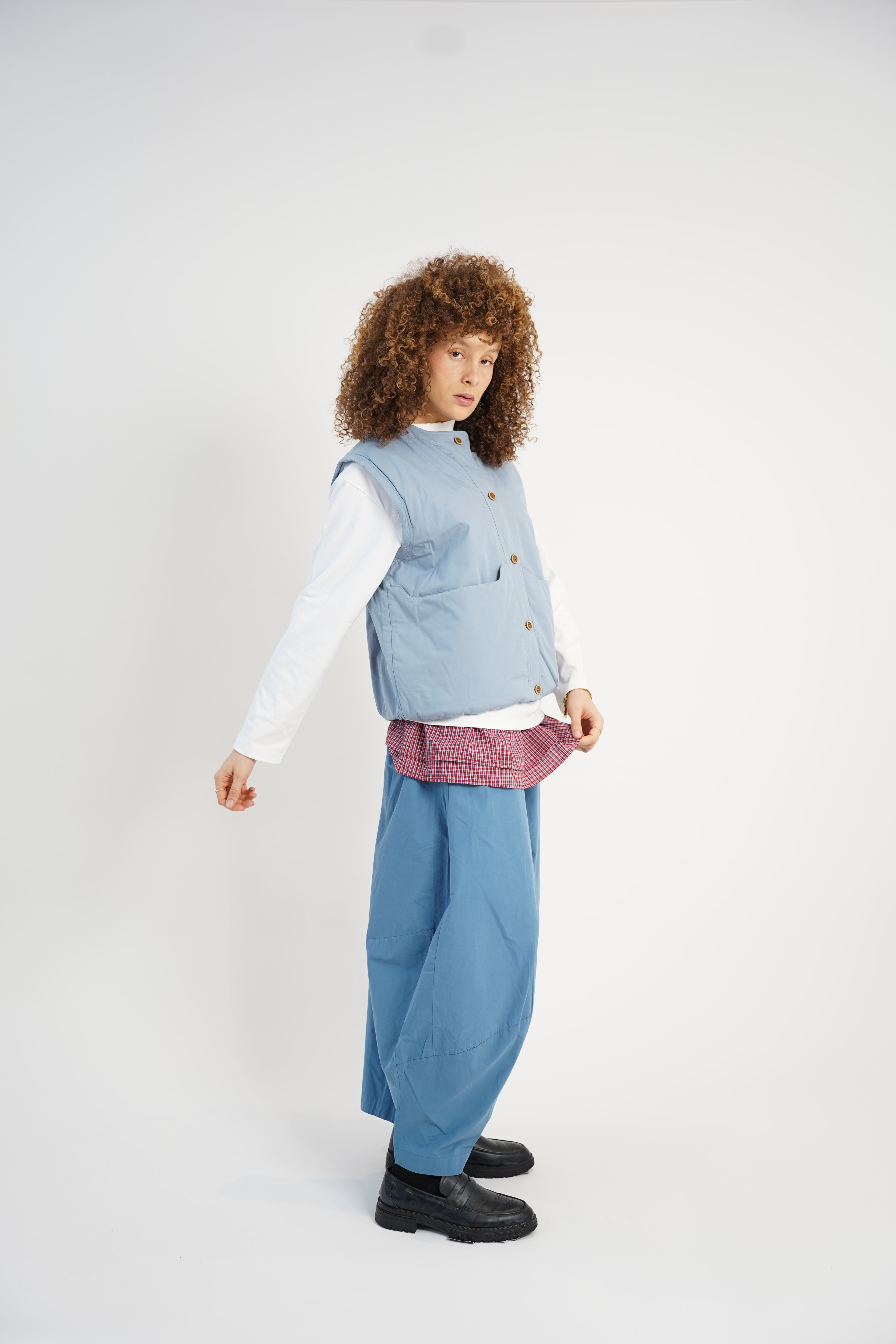PANTALON BALLON BLEU CLAIR