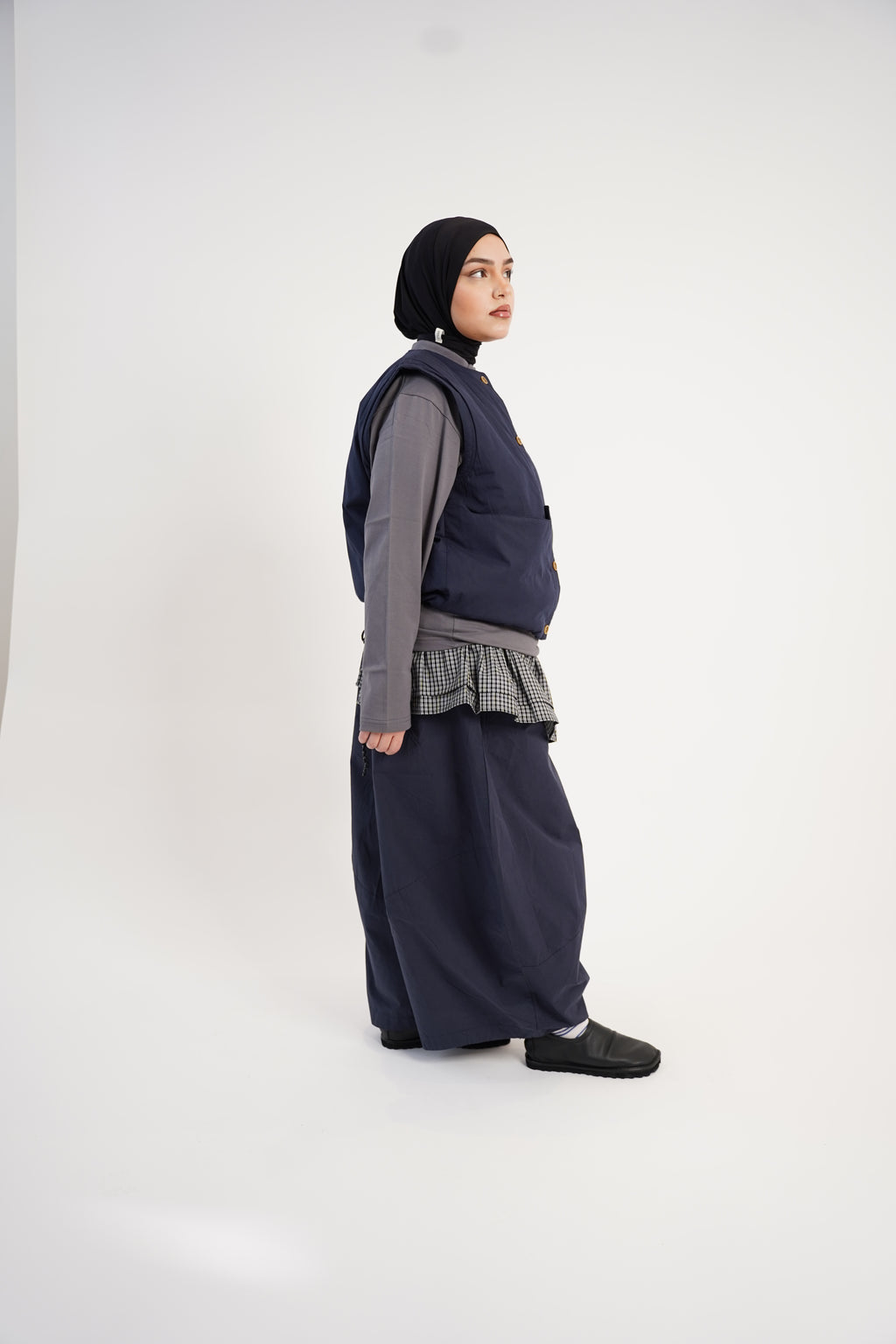 PANTALON BALLON BLEU FONCÉ