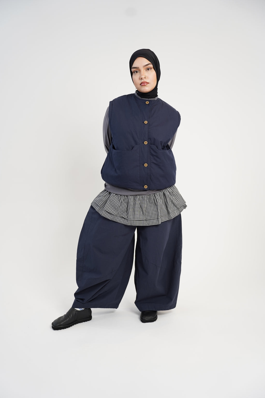 PANTALON BALLON BLEU FONCÉ