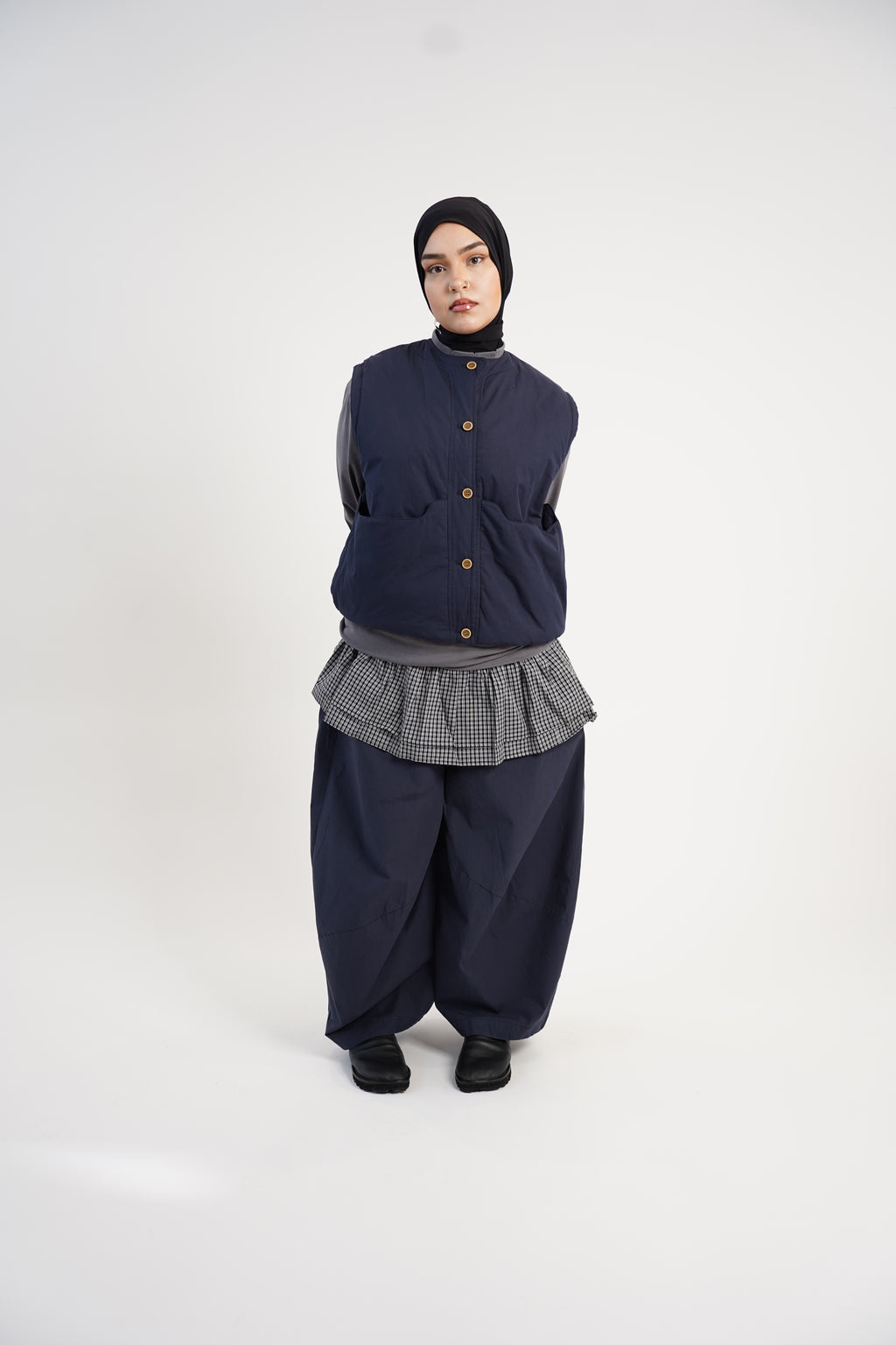 PANTALON BALLON BLEU FONCÉ