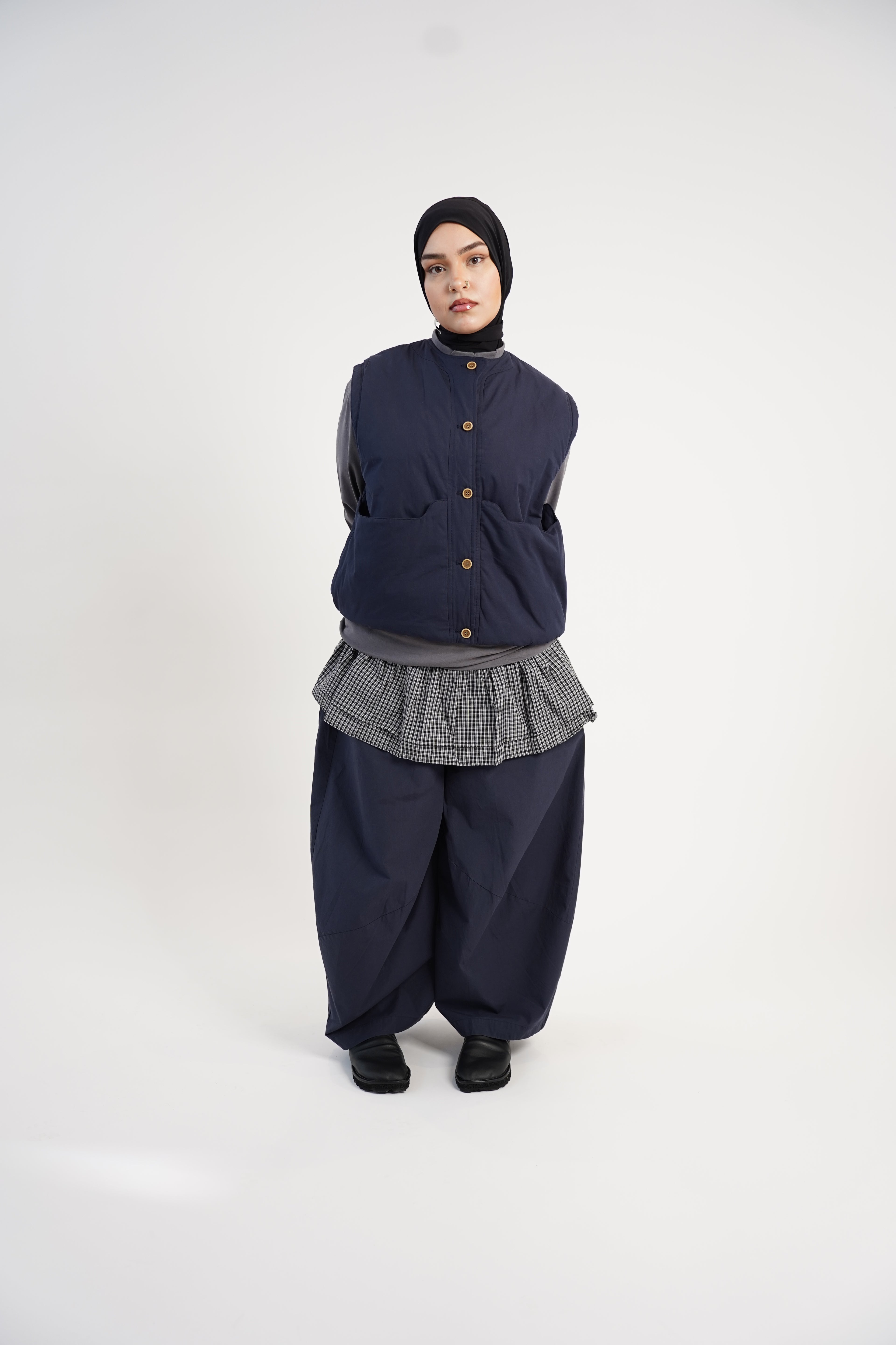 PANTALON BALLON BLEU FONCÉ