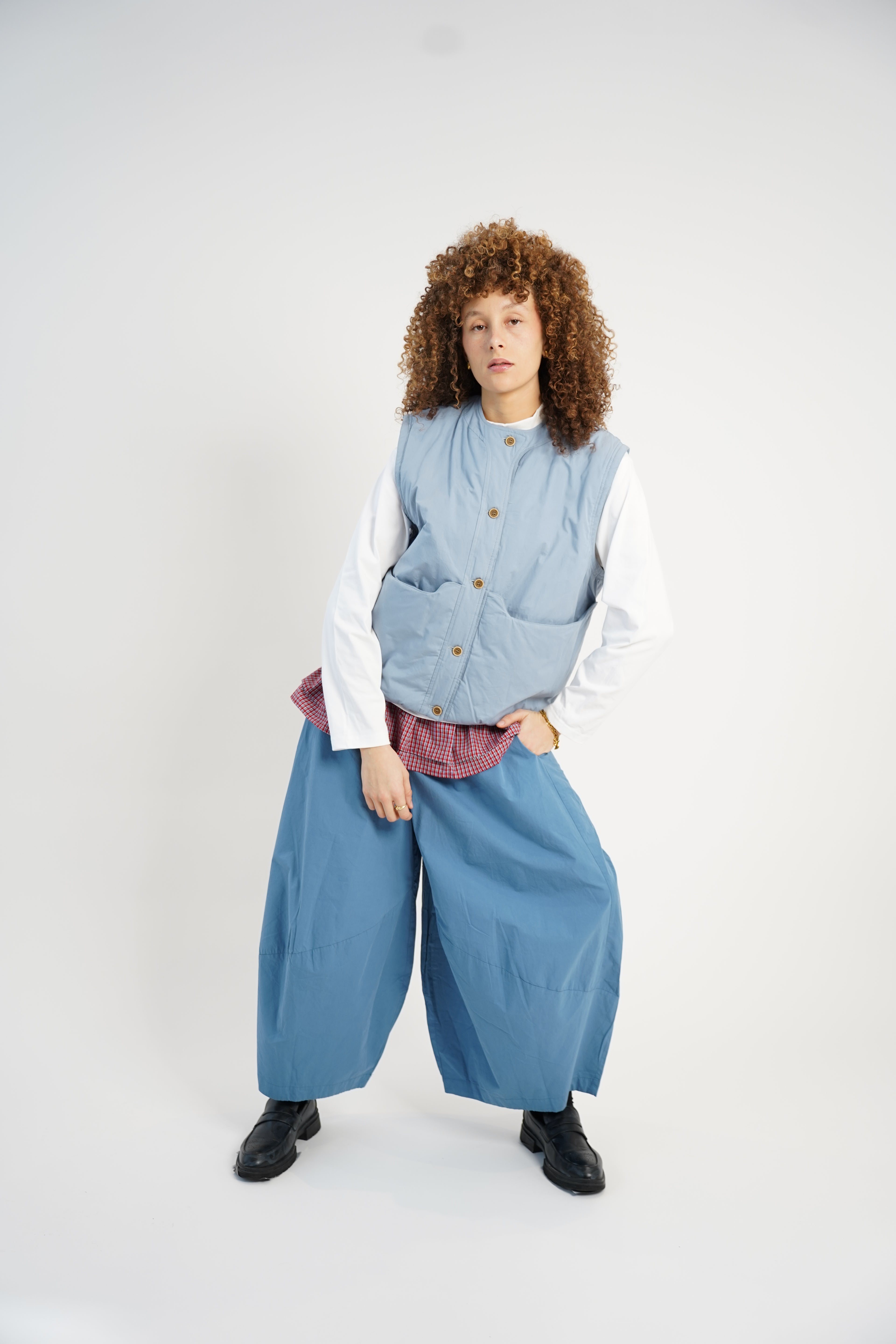 PANTALON BALLON BLEU CLAIR