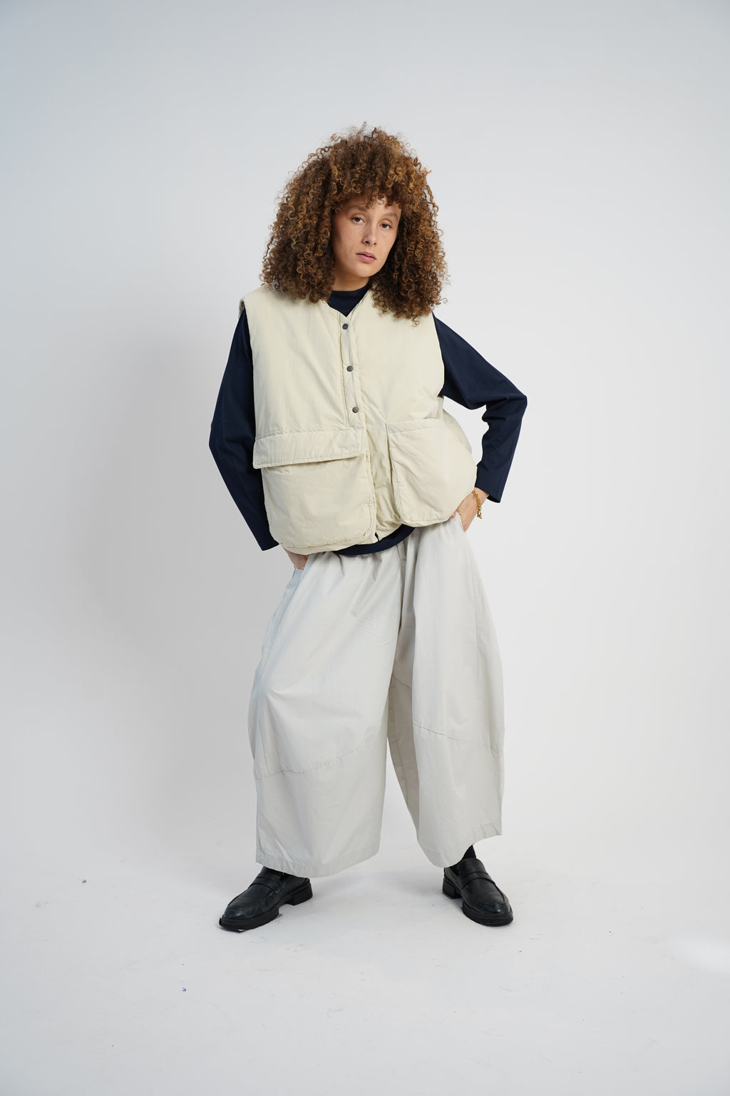 PANTALON BALLON TAUPE