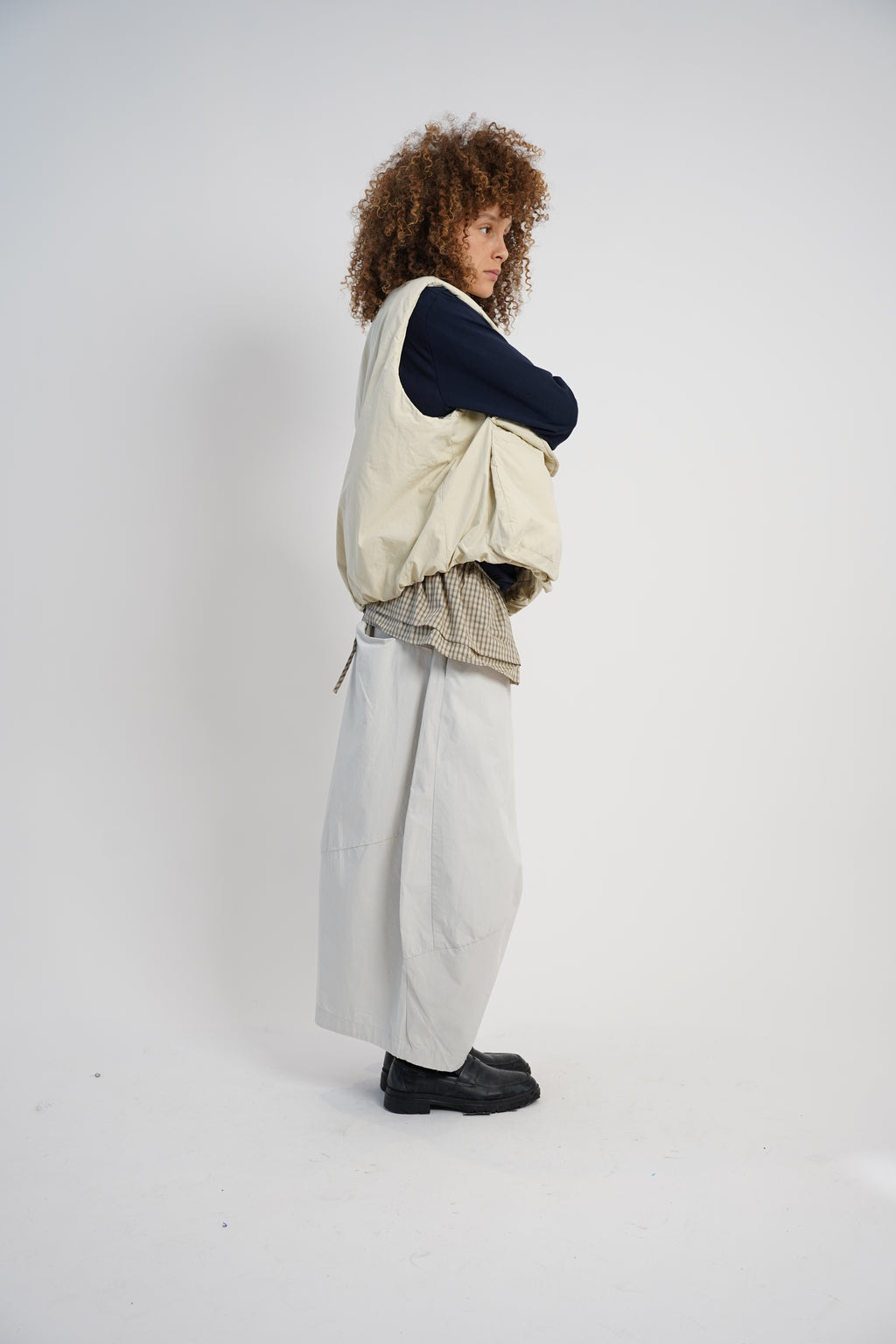 PANTALON BALLON TAUPE