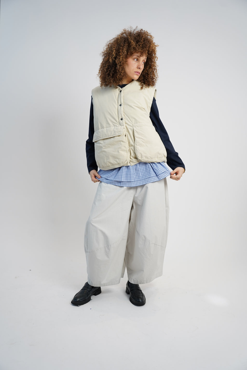 PANTALON BALLON TAUPE