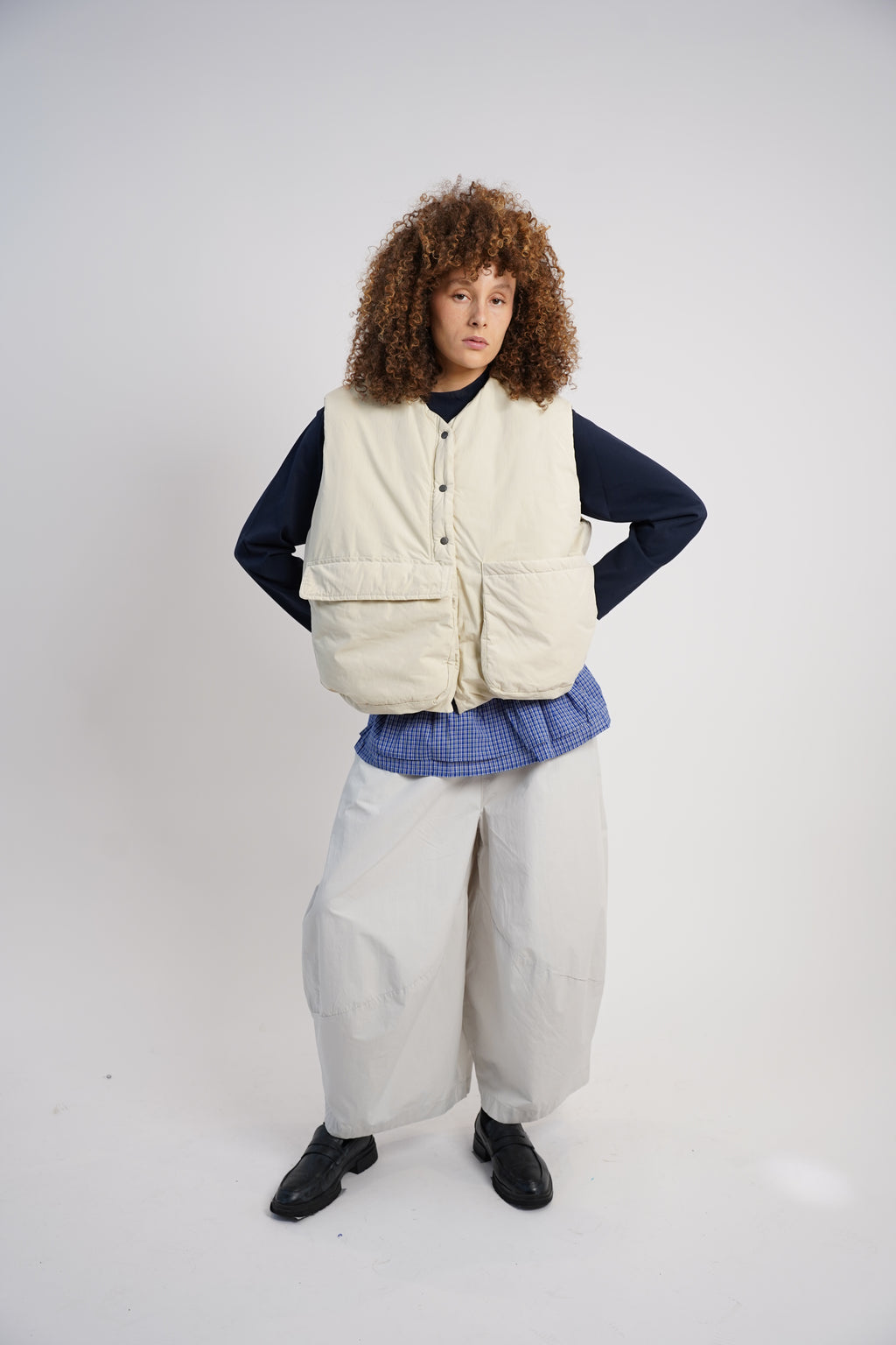 PANTALON BALLON TAUPE