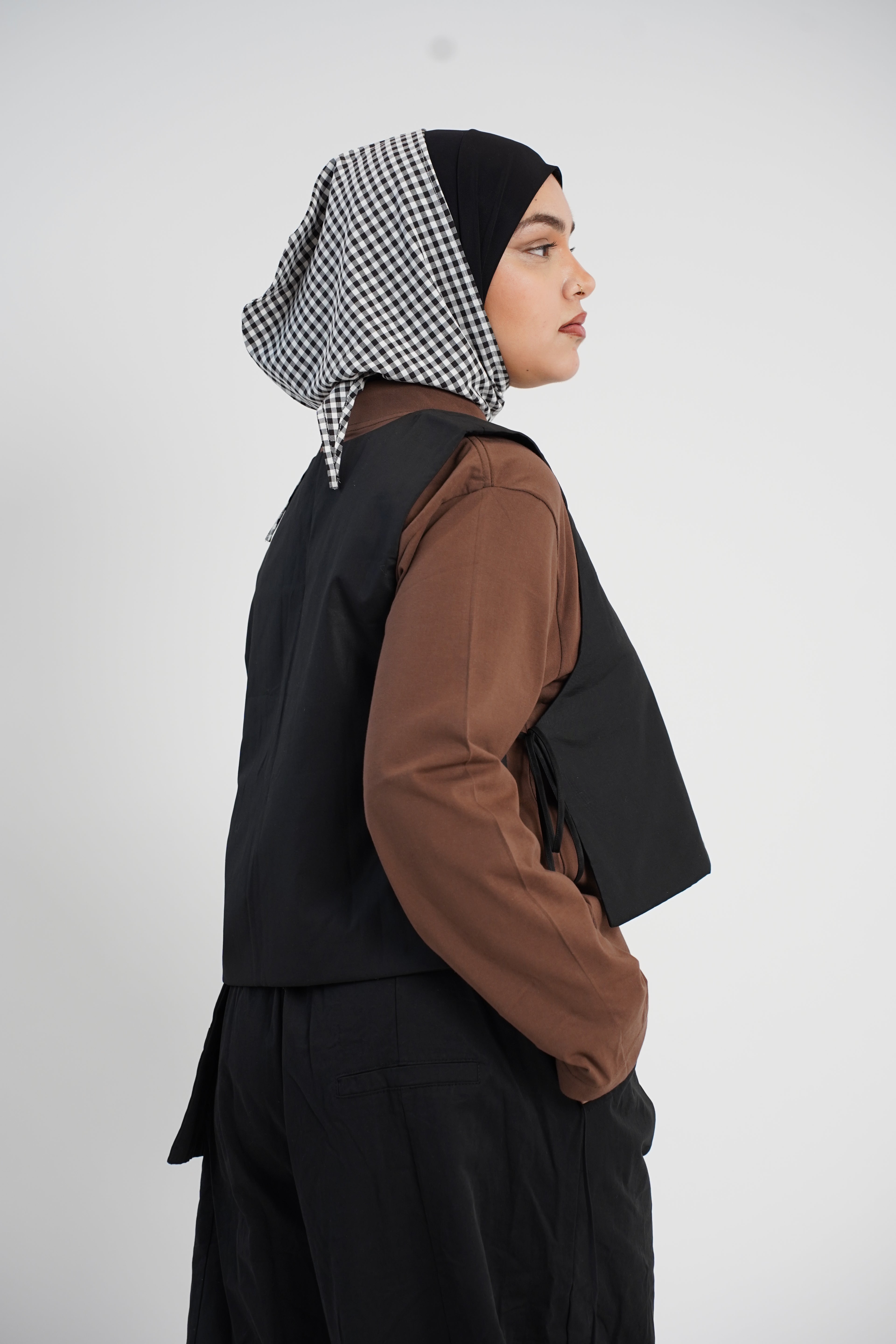 CAPUCHE CARREAUX NOIR