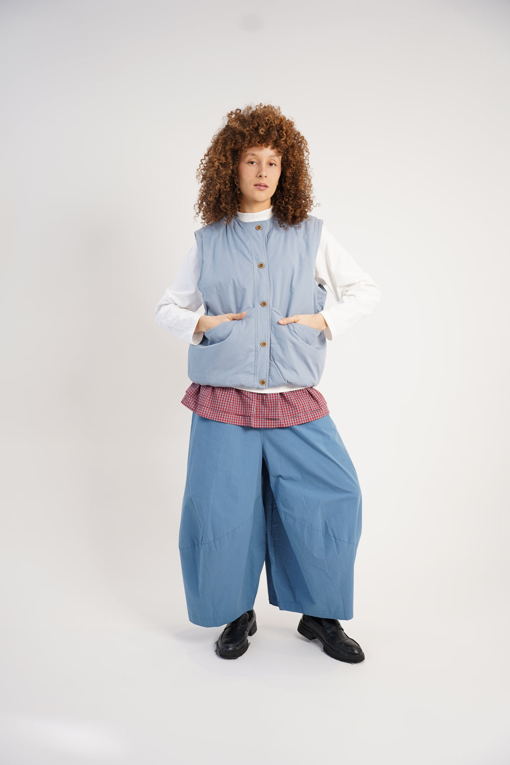PANTALON BALLON BLEU CLAIR